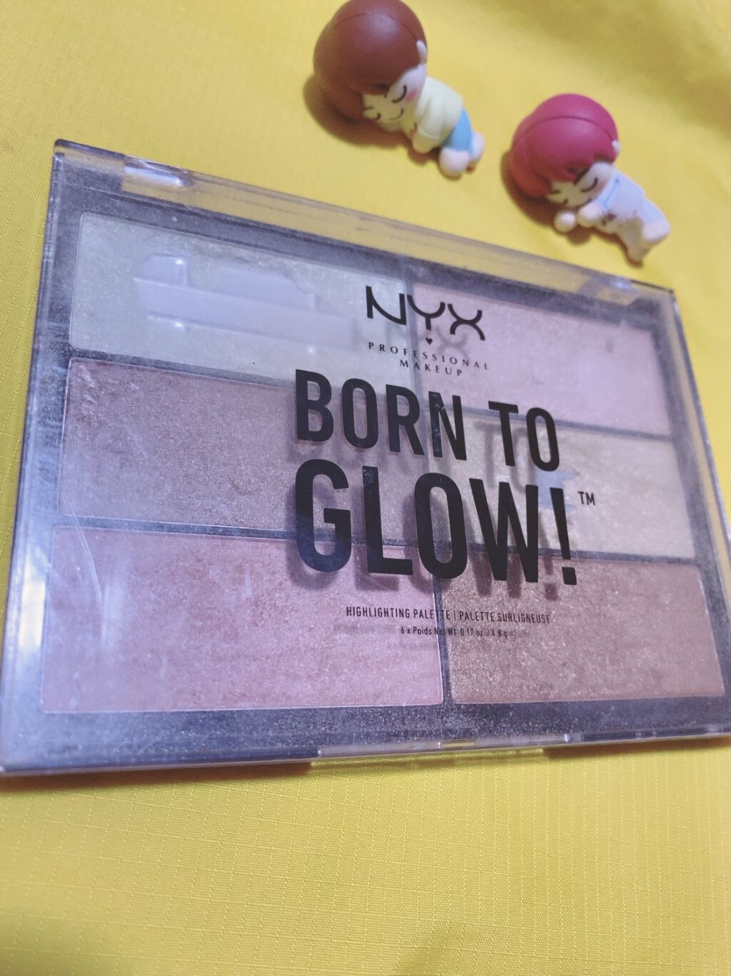 ボーントゥーグロー ハイライトパレット/NYX Professional Makeup/パウダーハイライトを使ったクチコミ（1枚目）