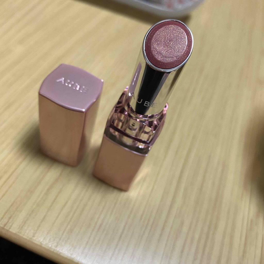 なめらか質感ひと塗りルージュ/AUBE/口紅を使ったクチコミ(1枚目)