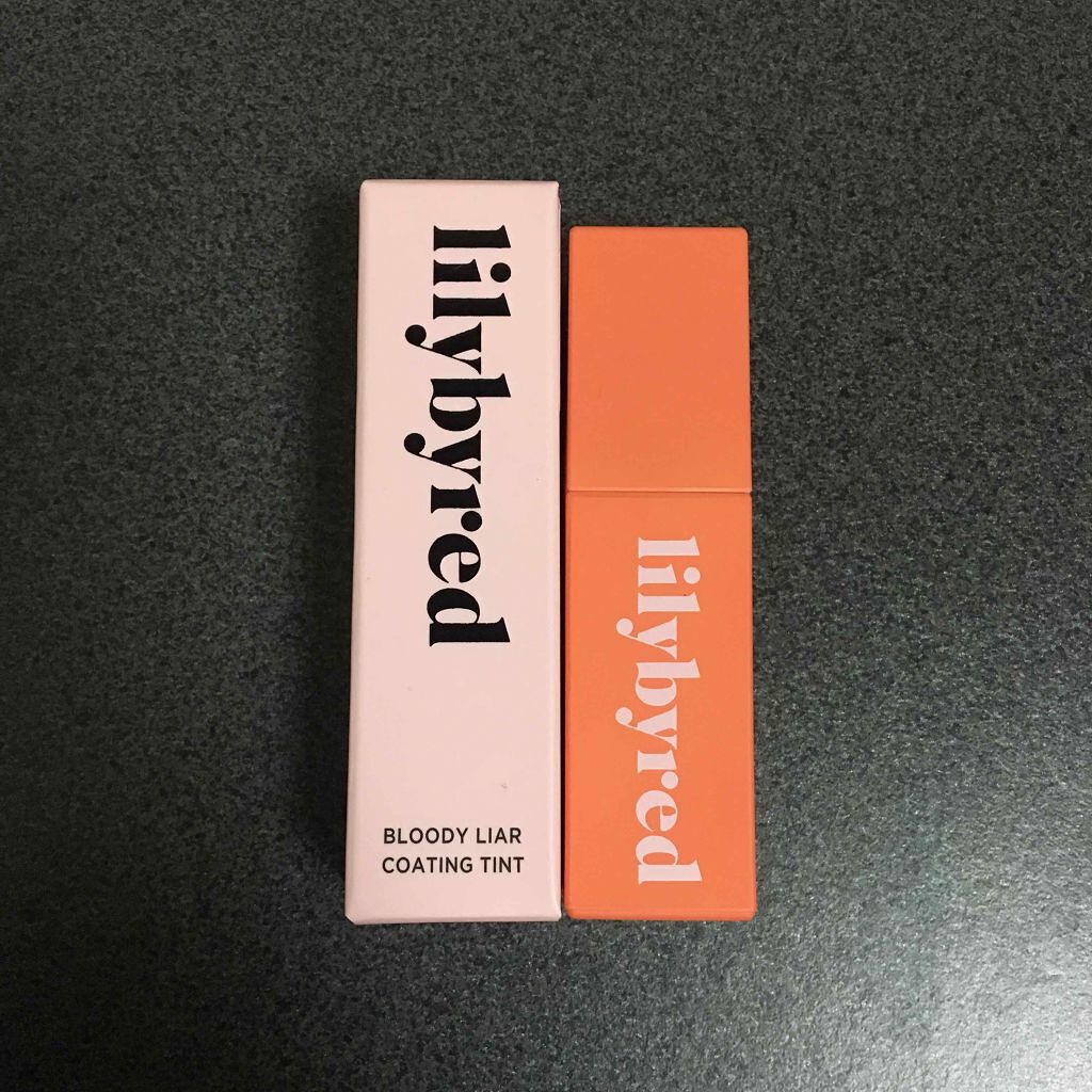 ブラッディライアー コーティングティント/lilybyred/リップティントを使ったクチコミ（1枚目）