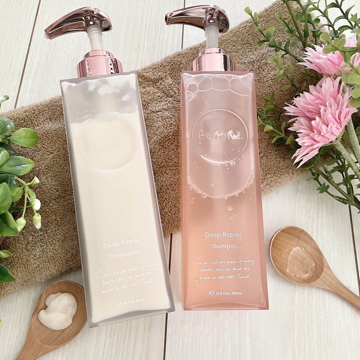 プルント ディープリペア美容液シャンプー／トリートメント/Purunt./市販シャンプーを使ったクチコミ（2枚目）
