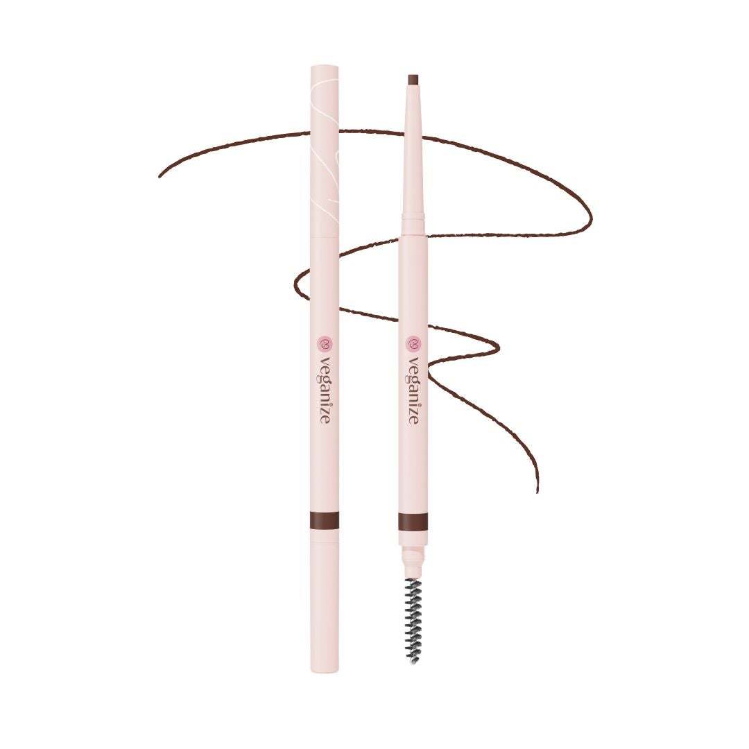 ヴィーガナイズ 超スリム アイブロウ ペンシル 3番 ソフトブラウン