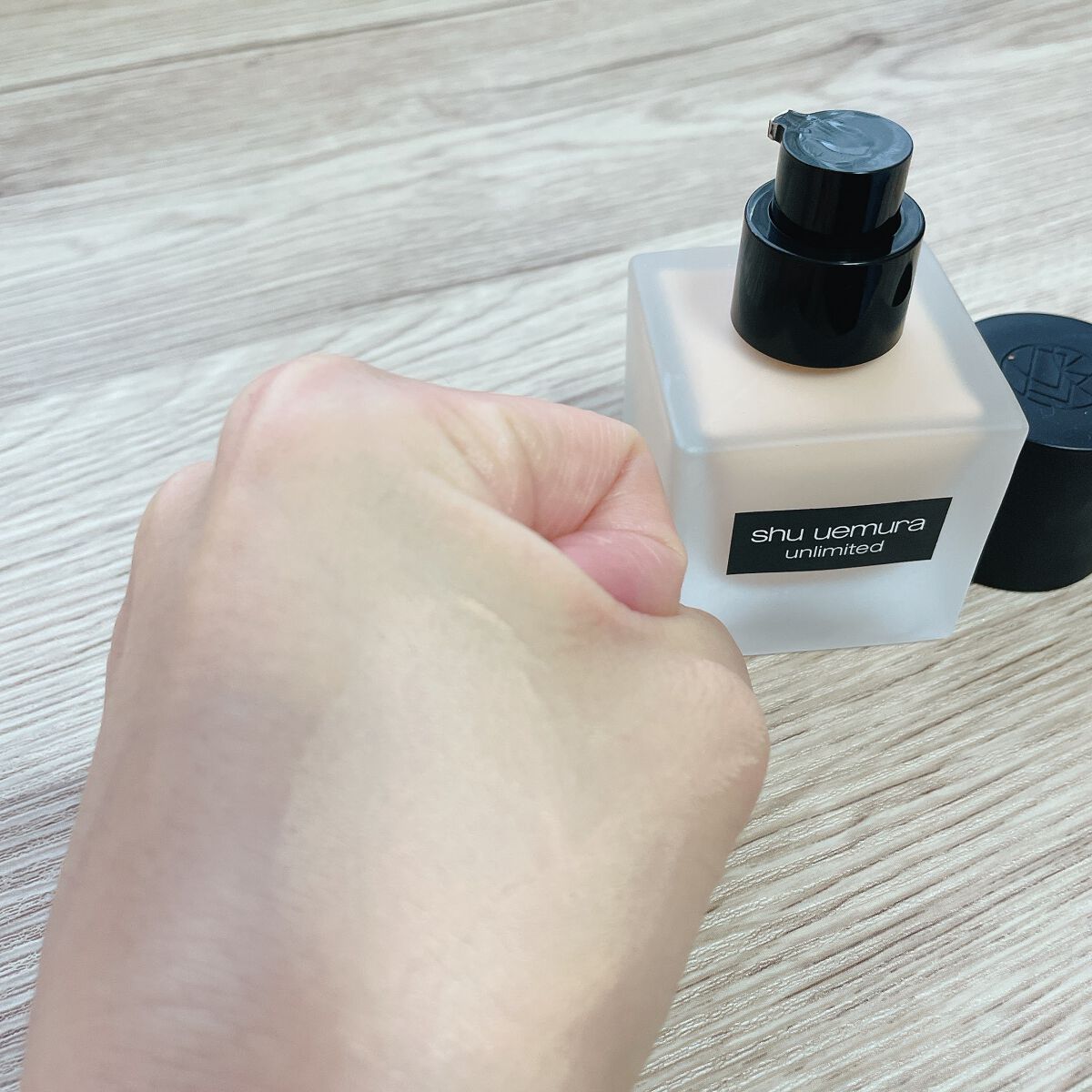 (旧)アンリミテッド ラスティング フルイド/shu uemura/リキッドファンデーションを使ったクチコミ(3枚目)
