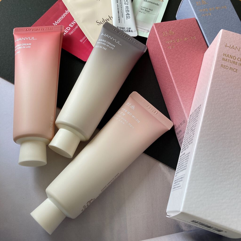 自然に似たハンドクリーム/HANYUL(ハンユル)/ハンドクリームを使ったクチコミ(3枚目)