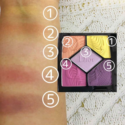 サンク クルール/Dior/アイシャドウパレットを使ったクチコミ(3枚目)