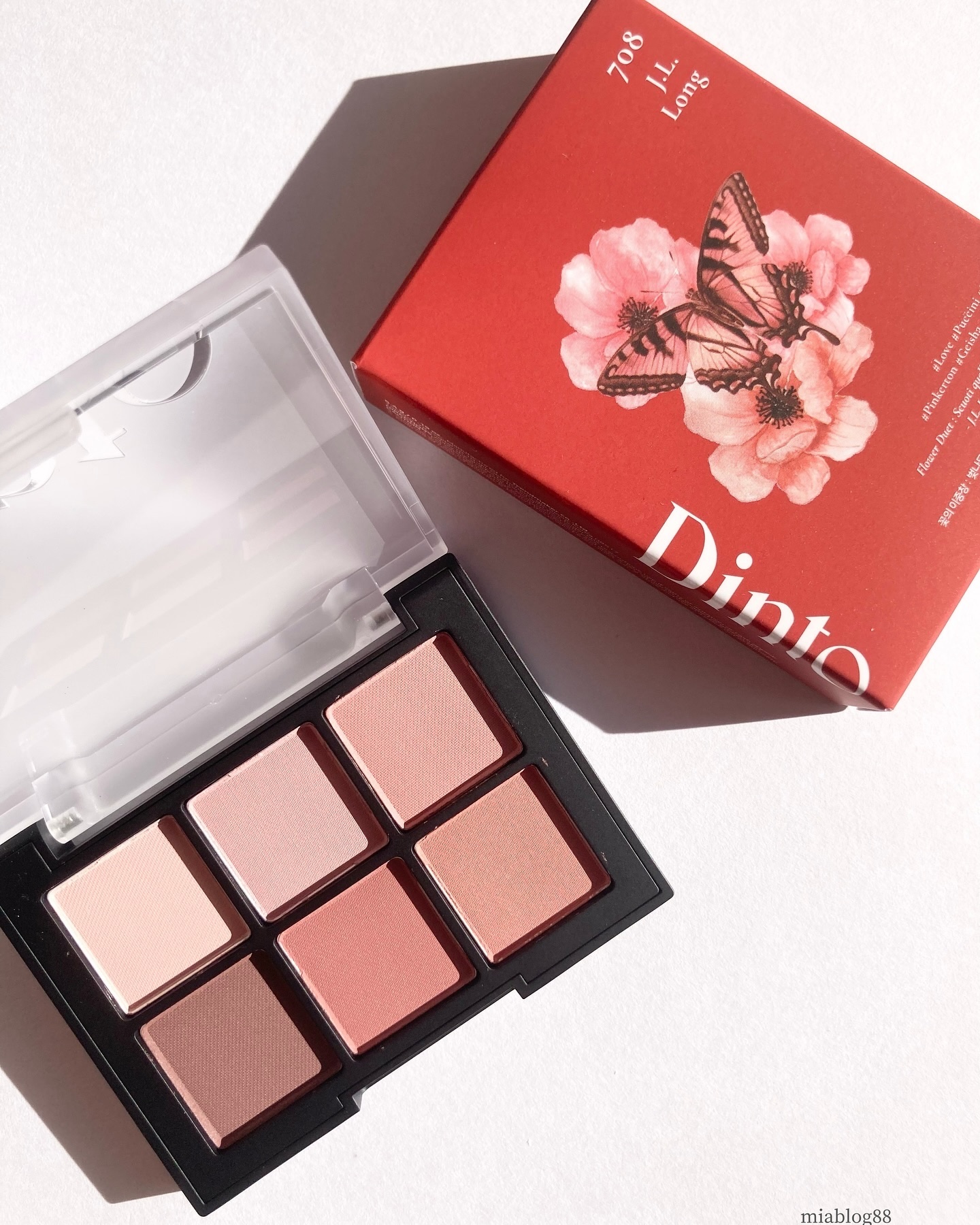 ブラーフィニシュシャドウパレット/Dinto/アイシャドウパレットを使ったクチコミ（2枚目）