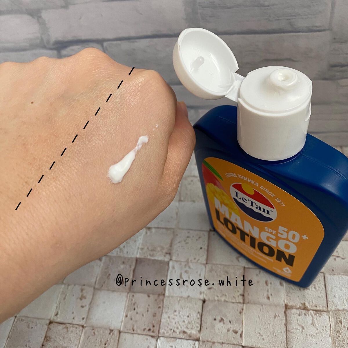 サンスクリーンローション ココナッツ SPF50+/Le Tan/日焼け止めローションを使ったクチコミ(3枚目)
