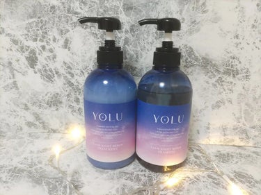 ⁡【 YOLU リラックスナイトリペア 】
シャンプー  ⁡ 475ml 各 ￥1540

夜空のパッケージが好み過ぎて 以前から
気になっていたのですが  やっと使ってみました🌃🌙*.｡★✨✨

睡眠