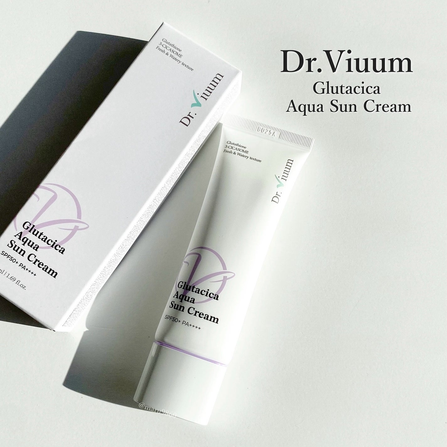 グルタシカ Aサンクリーム/Dr.Viuum/日焼け止めクリームを使ったクチコミ(1枚目)
