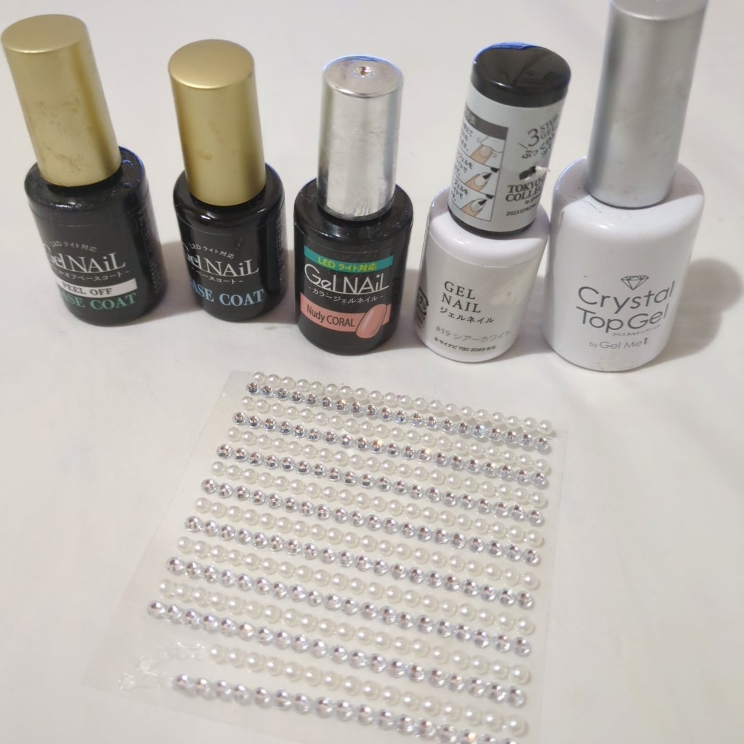 ジェルネイルDA 19 シアーホワイト/IDATE/ジェルネイルを使ったクチコミ（2枚目）