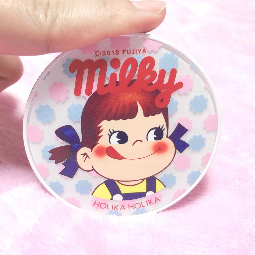 Holika Holika ペコちゃん ハードカバー パーフェクト クッション /HOLIKA HOLIKA/クッションファンデーションを使ったクチコミ(1枚目)