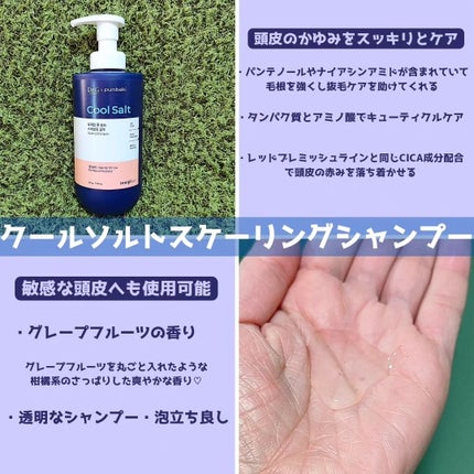 クールソルトスケーリングシャンプー/クールソルトスカルプトリートメント/Dr.G/市販シャンプーを使ったクチコミ(3枚目)