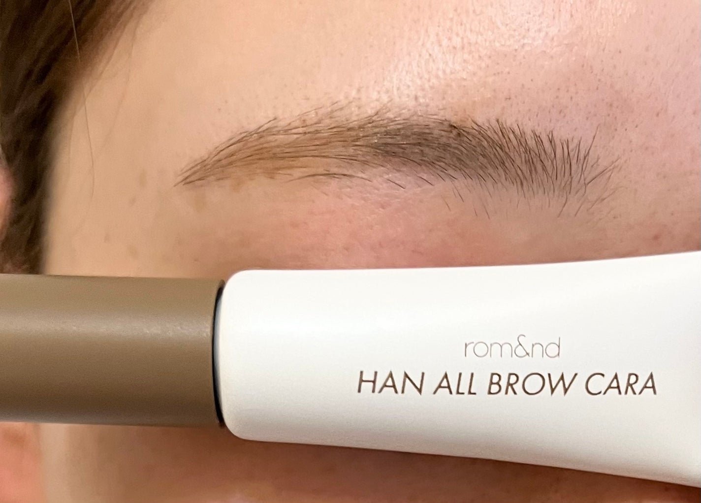 ハンオールブロウカラ/rom&nd/眉マスカラを使ったクチコミ(4枚目)