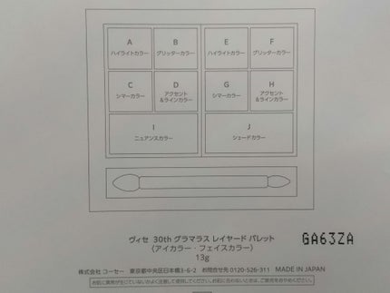 30th グラマラス レイヤード パレット/Visée/マルチパレットを使ったクチコミ(3枚目)