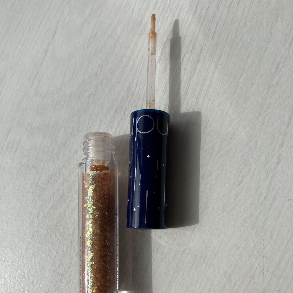 リキッド グリッター シャドウ/rom&nd/グリッターを使ったクチコミ（2枚目）