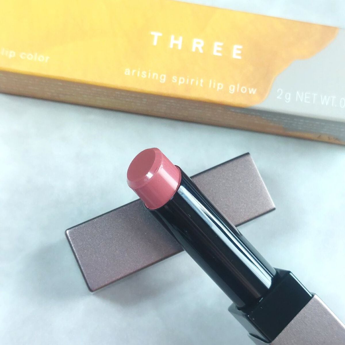 アライジングスピリットリップグロー/THREE/口紅を使ったクチコミ(3枚目)