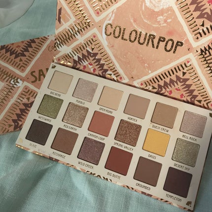 サンドストーン/ColourPop/アイシャドウパレットを使ったクチコミ(1枚目)