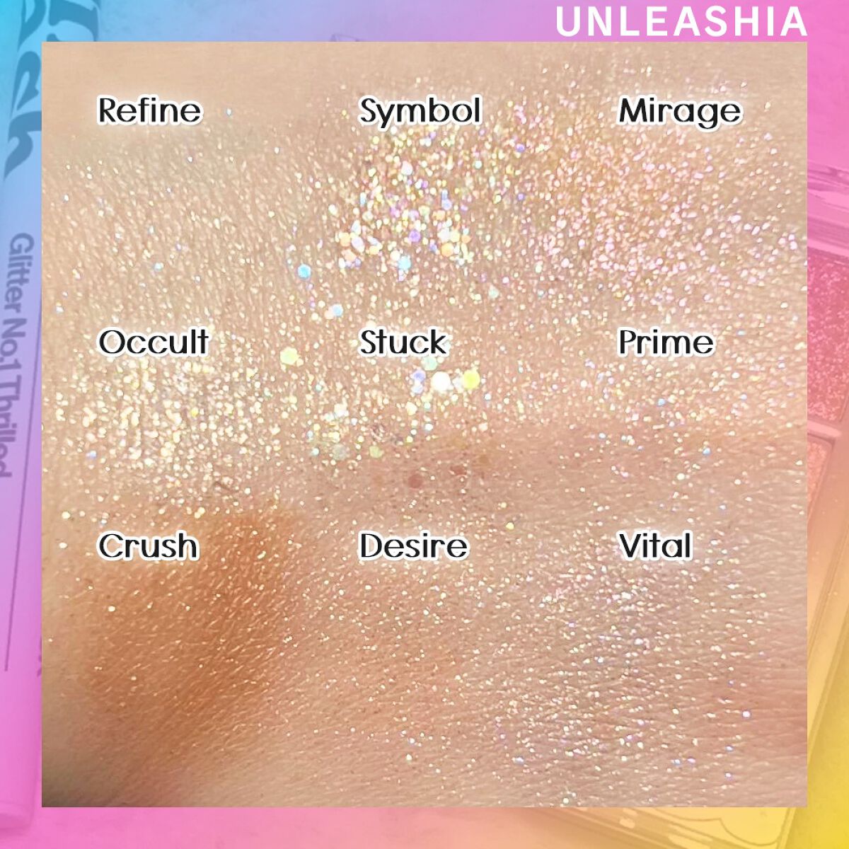 プリティー イージーグリッタースティック/unleashia/グリッターを使ったクチコミ(3枚目)