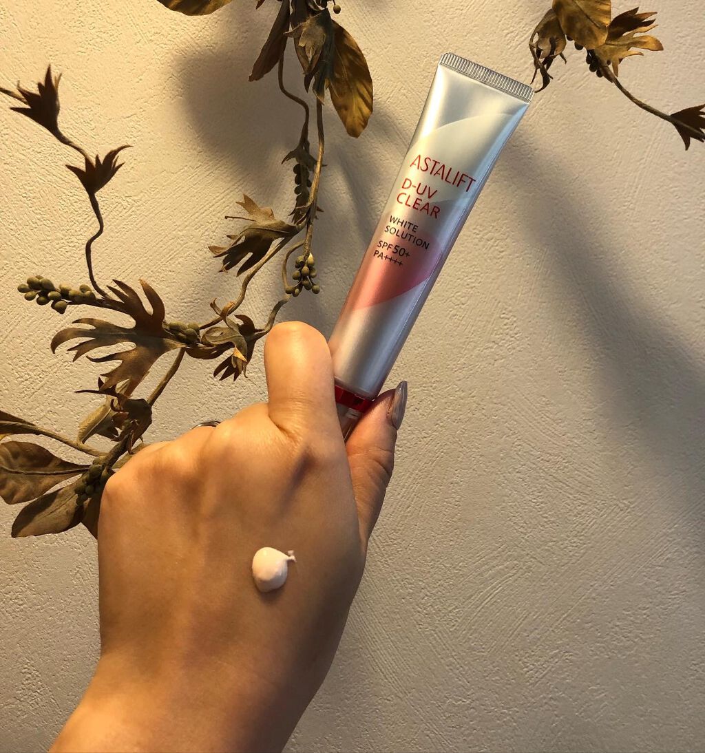 D-UVクリア ホワイトソリューション/アスタリフト/日焼け止めクリームを使ったクチコミ（3枚目）