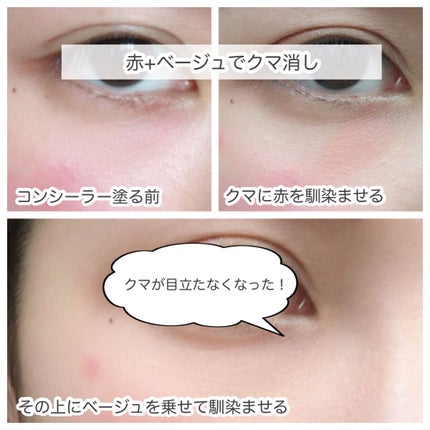 リシェ レッドトリック アイコンシーラー/Visée/パレットコンシーラーを使ったクチコミ(6枚目)