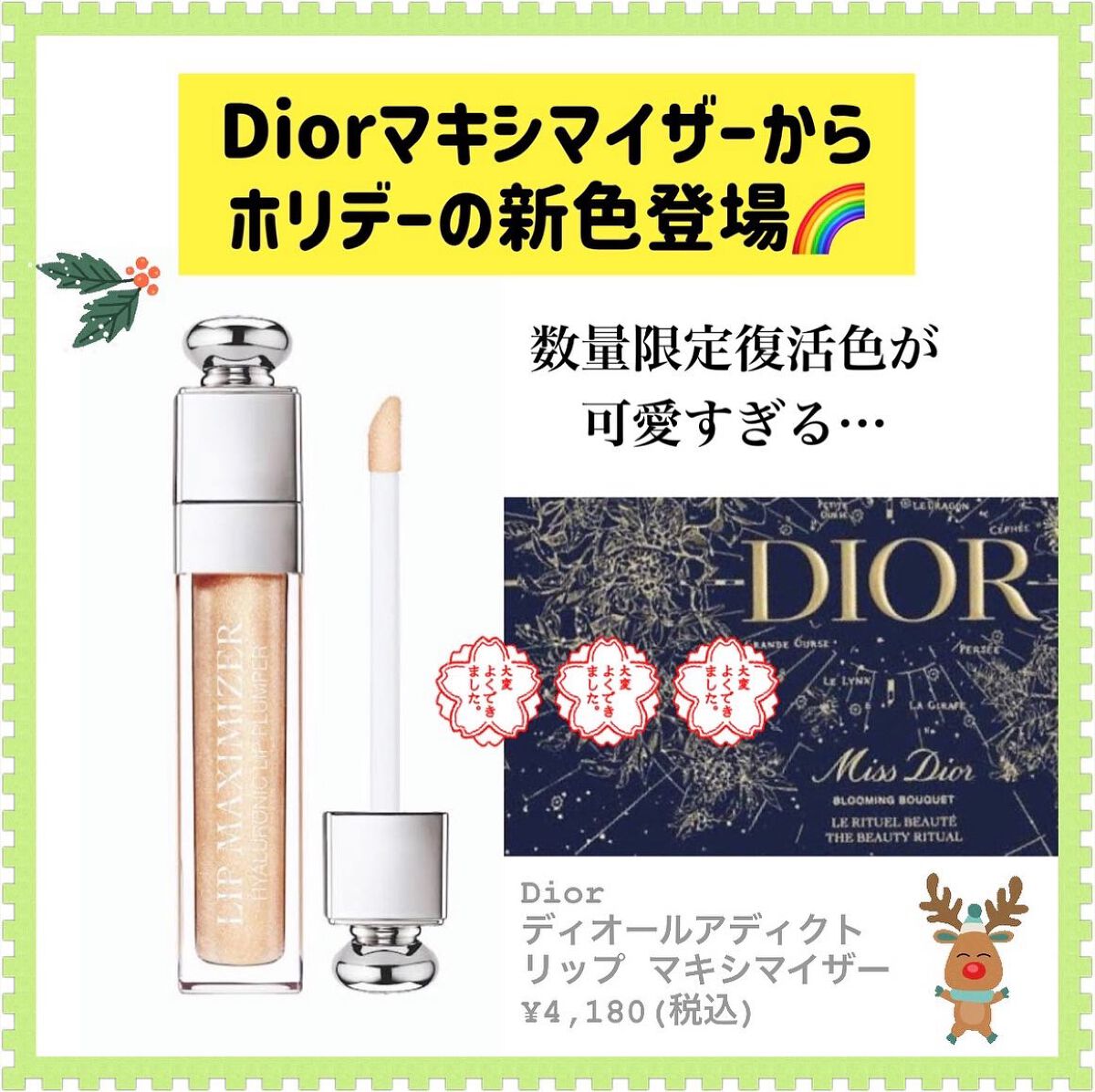 【旧】ディオール アディクト リップ マキシマイザー/Dior/リップグロスを使ったクチコミ(1枚目)