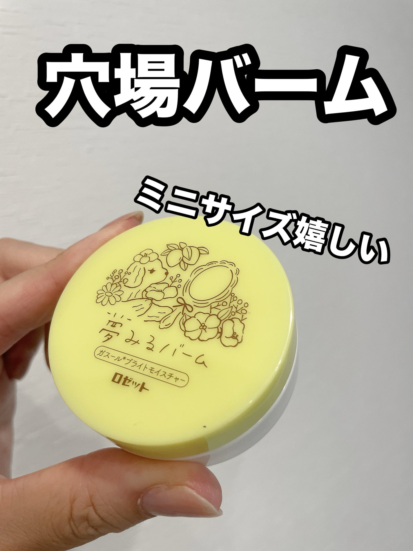 夢みるバーム ガスールブライトモイスチャー /ロゼット/クレンジングバームを使ったクチコミ(1枚目)