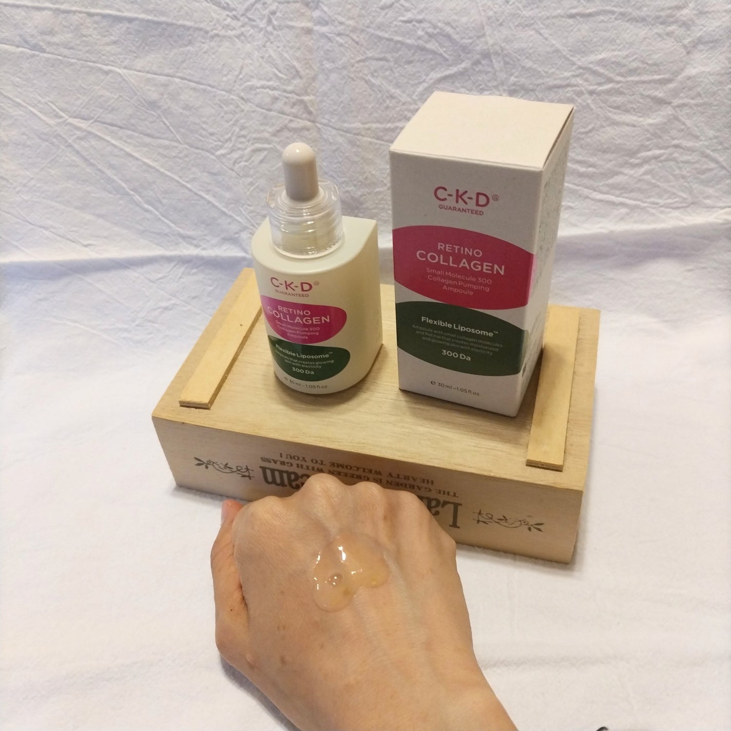 レチノコラーゲン低分子300パンピングアンプル/CKD/美容液を使ったクチコミ(2枚目)