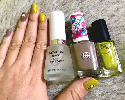 クイック ドライ トップ コート N/REVLON/ネイルトップコートを使ったクチコミ(2枚目)