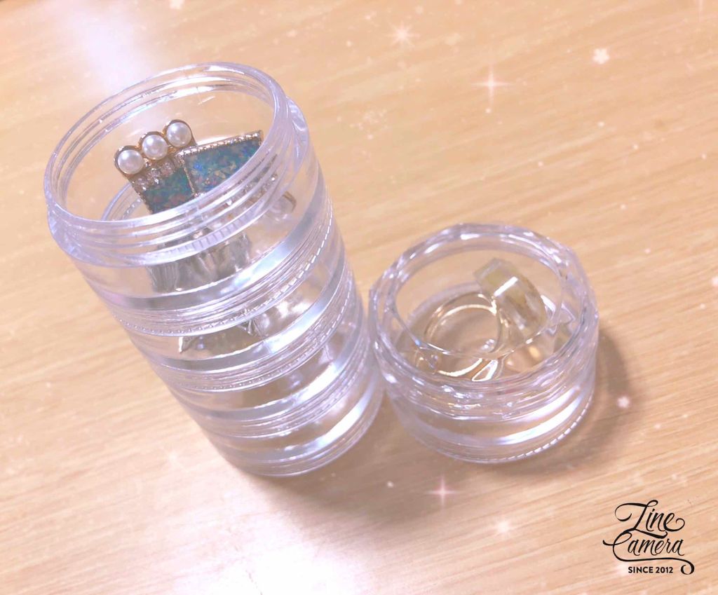 千彬 on LIPS 「セリアの「連結ダイヤカットケースM5P」アクセサリーケースとし..」(1枚目)