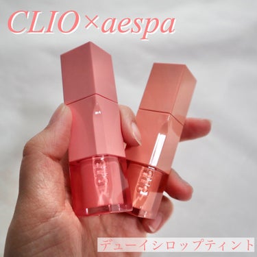 ガラス玉水膜ティント✨
───────────────────────
CLIO デューイ シロップ ティント
02SOWOL-GIL PINK
04PEACHY SPRING

エスパがつけてるのを見