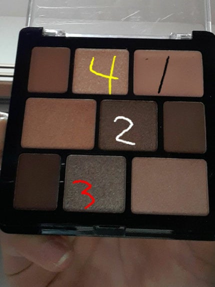 ムードアイシャドウパレット/GENE TOKYO/アイシャドウパレットを使ったクチコミ(1枚目)