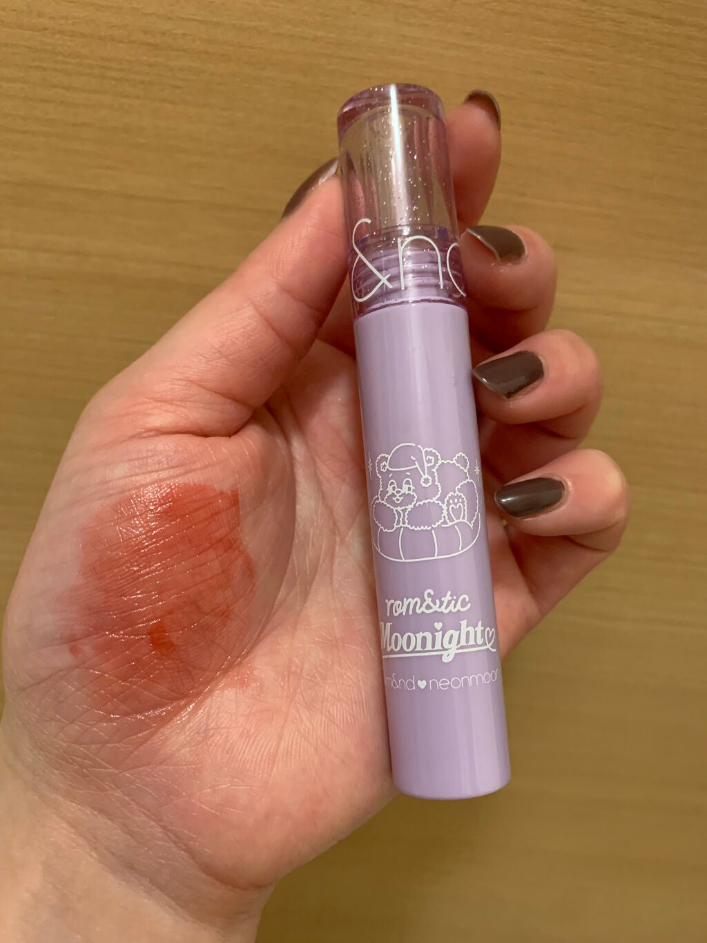 グラスティングウォーターティント/rom&nd/リップティントを使ったクチコミ(1枚目)