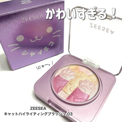 キャットハイライティングブラッシュ/ZEESEA/パウダーハイライトを使ったクチコミ(2枚目)