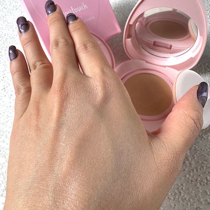 トワタッチ ハートクッション グロウメッシュ/troistouch/クッションファンデーションを使ったクチコミ(6枚目)