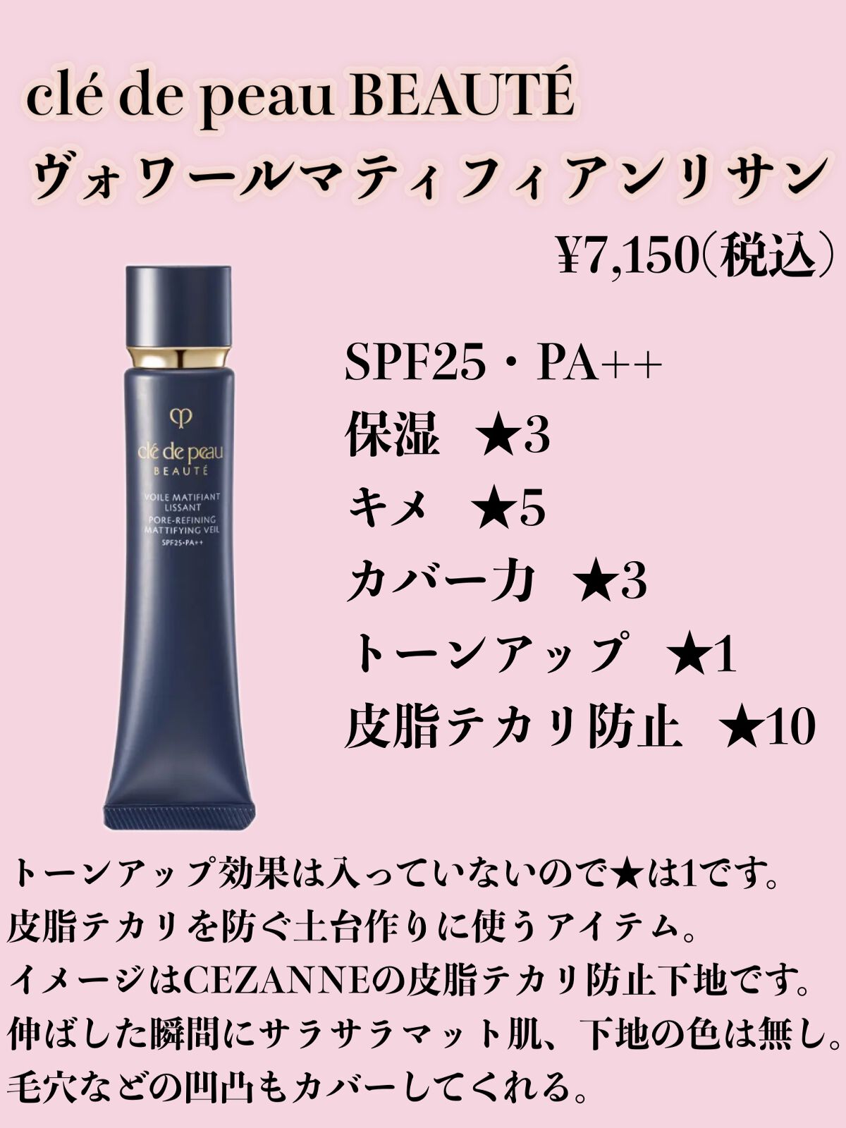 ヴォワールコレクチュールn/クレ・ド・ポー ボーテ/化粧下地を使ったクチコミ(3枚目)