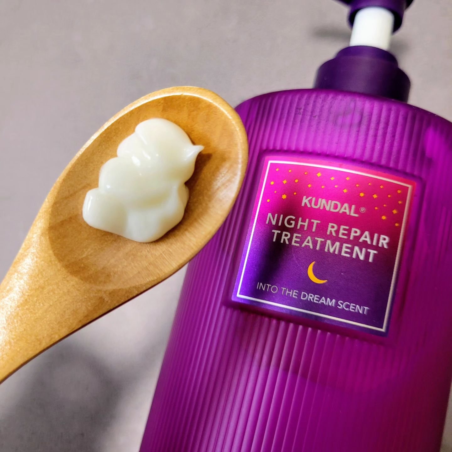 ナイトリペアヘアローション/KUNDAL/ヘアミルクを使ったクチコミ（3枚目）