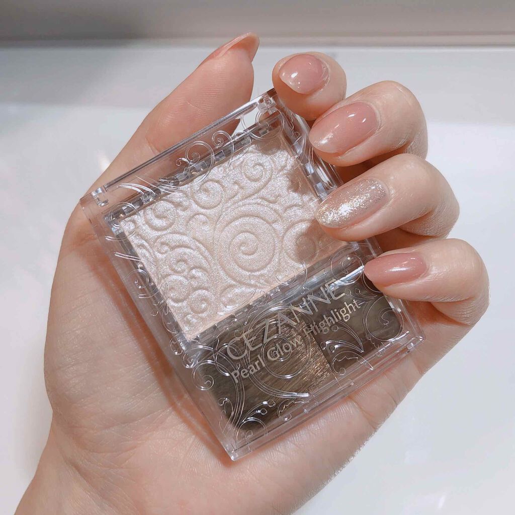 パールグロウハイライト/CEZANNE/パウダーハイライトを使ったクチコミ(4枚目)