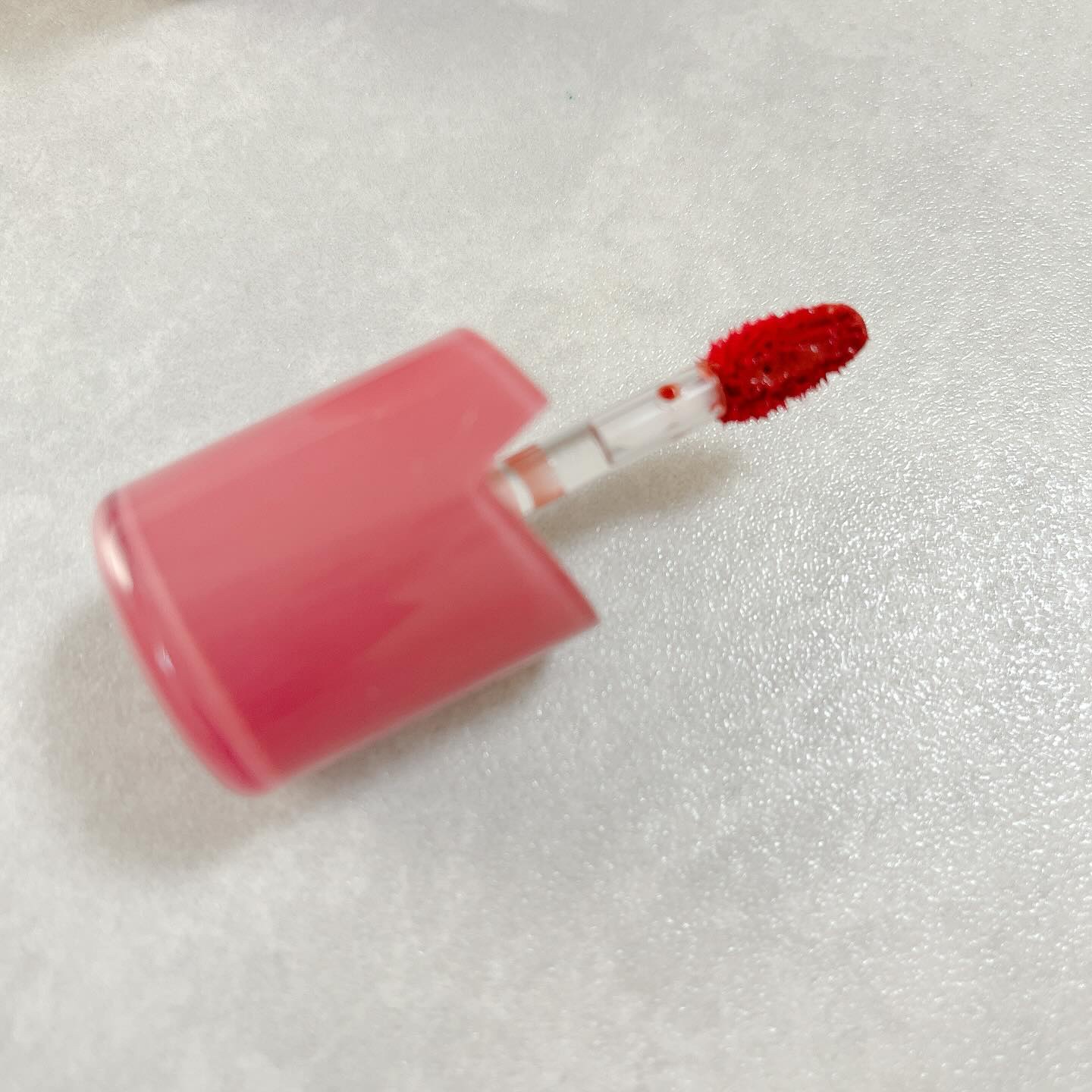 ロウグロウジェルティント/hince/リップティントを使ったクチコミ（2枚目）