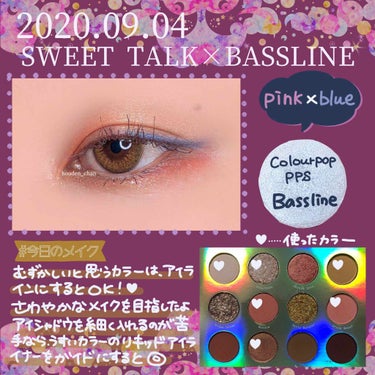 Eye Palette-Sweet Talk/ColourPop/アイシャドウパレットを使ったクチコミ（1枚目）