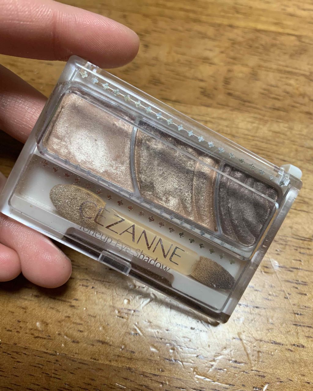 トーンアップアイシャドウ/CEZANNE/アイシャドウパレットを使ったクチコミ(1枚目)