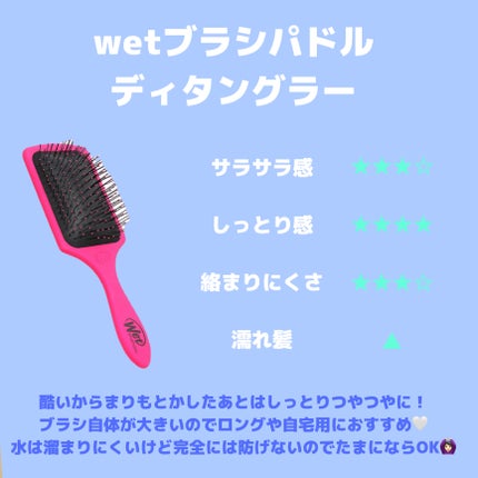 コンパクトスタイラー/TANGLE TEEZER/ヘアブラシを使ったクチコミ(3枚目)