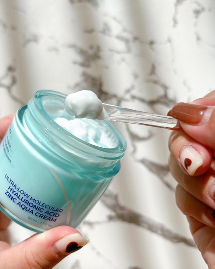 超低分子ヒアルロン酸ジンク水分クリーム/Isntree/フェイスクリームを使ったクチコミ(2枚目)