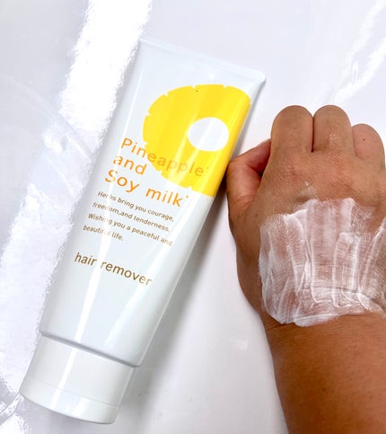 pink_cosme_jvo on LIPS 「パイナップル豆乳除毛クリームを使ってみました♪以前より気になっ..」(2枚目)