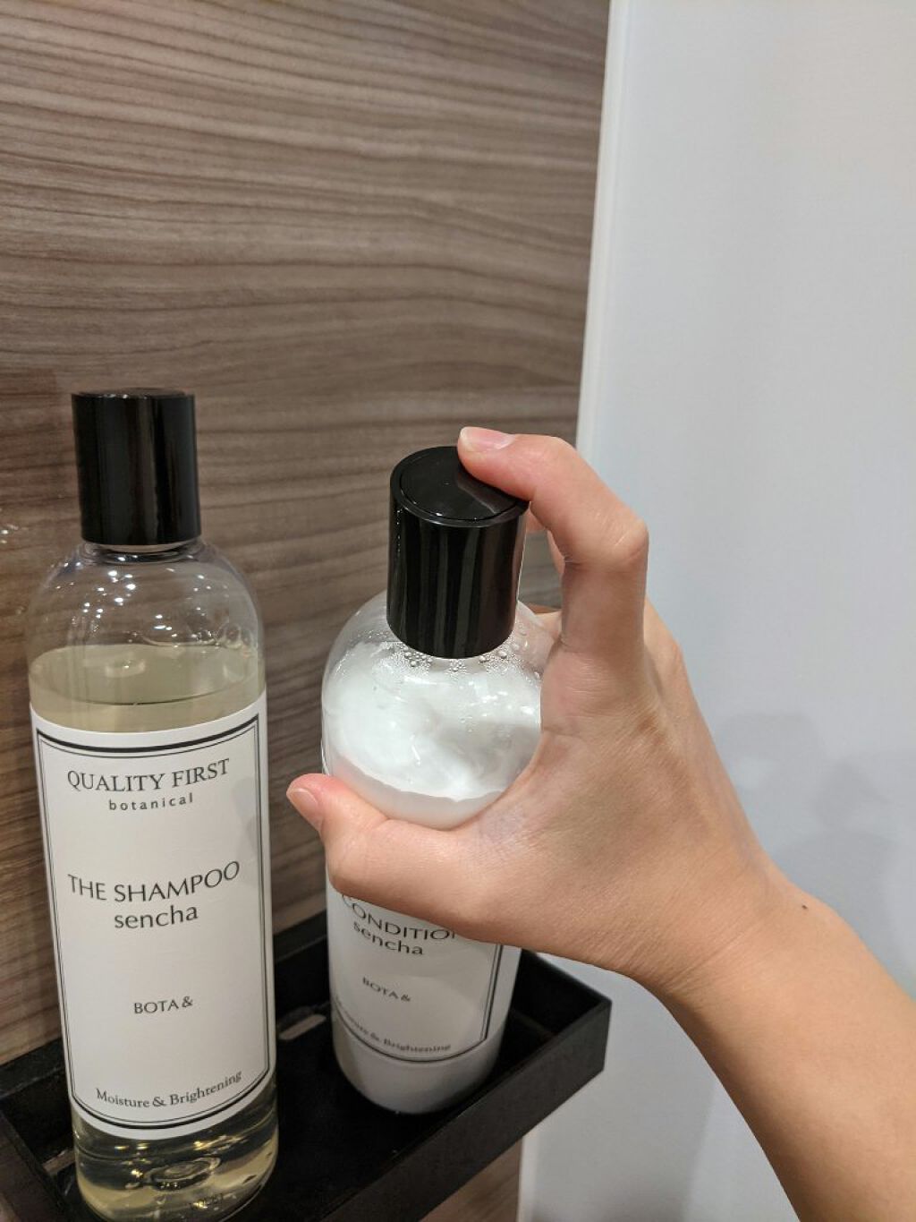 ボタアンド ザ コンディショナー <sencha>/クオリティファースト/シャンプー・コンディショナーを使ったクチコミ（2枚目）