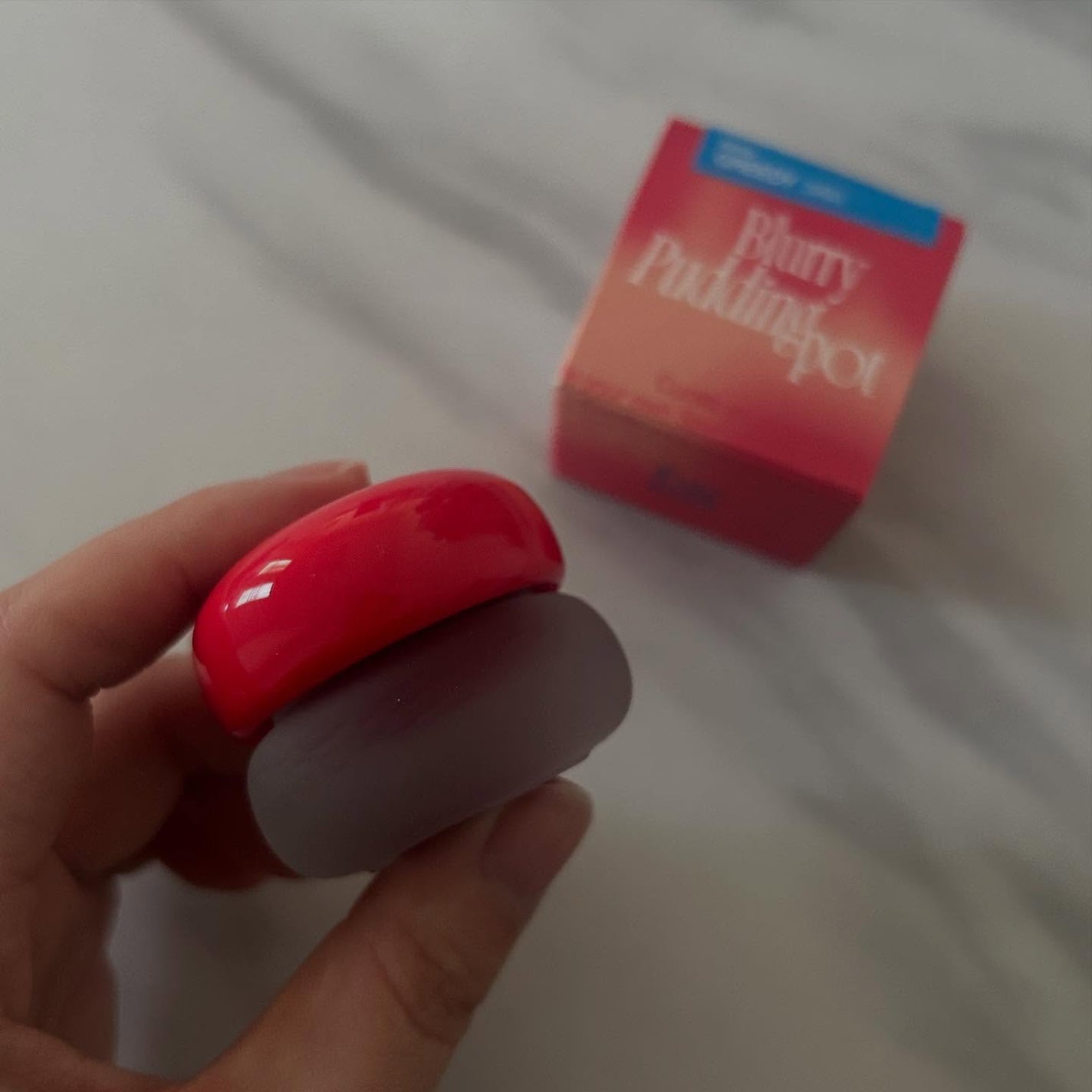 リップアンドチーク ブラーリープリンポット/fwee/口紅を使ったクチコミ(2枚目)