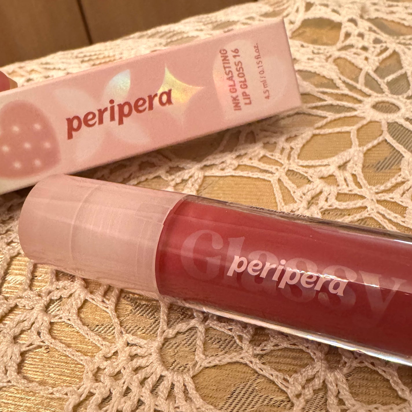 インク グラスティング リップ グロス/PERIPERA/リップグロスを使ったクチコミ(1枚目)