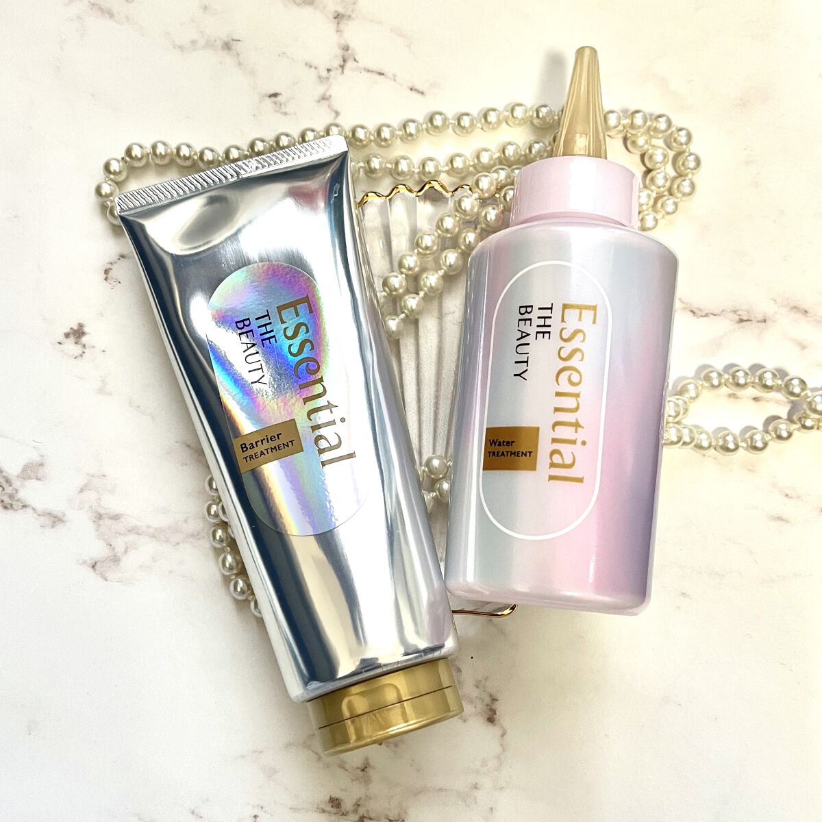 髪のキメ美容バリアトリートメント/エッセンシャル/洗い流すヘアトリートメントを使ったクチコミ（3枚目）