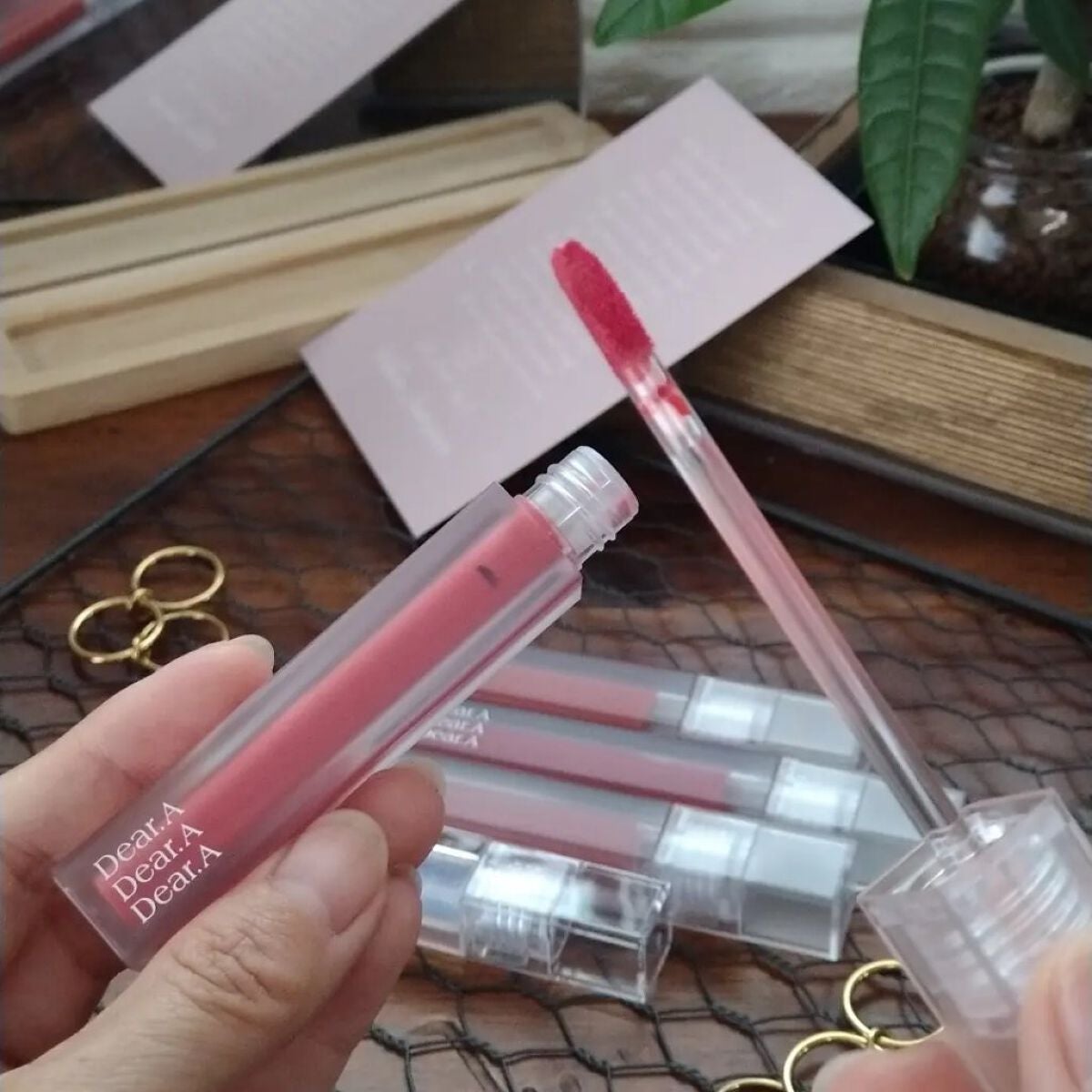 シアーベルベットティント/Dear.A/リップティントを使ったクチコミ(3枚目)