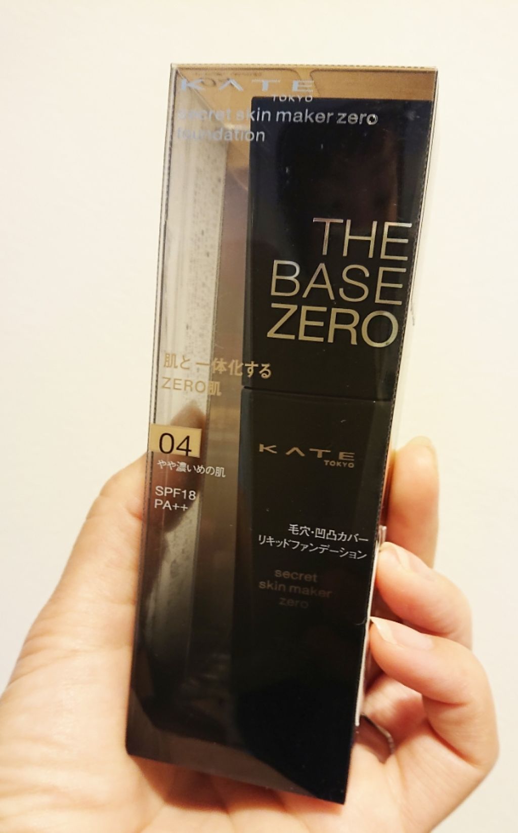 シークレットスキンメイカーゼロ(リキッド)/KATE/リキッドファンデーションを使ったクチコミ(1枚目)