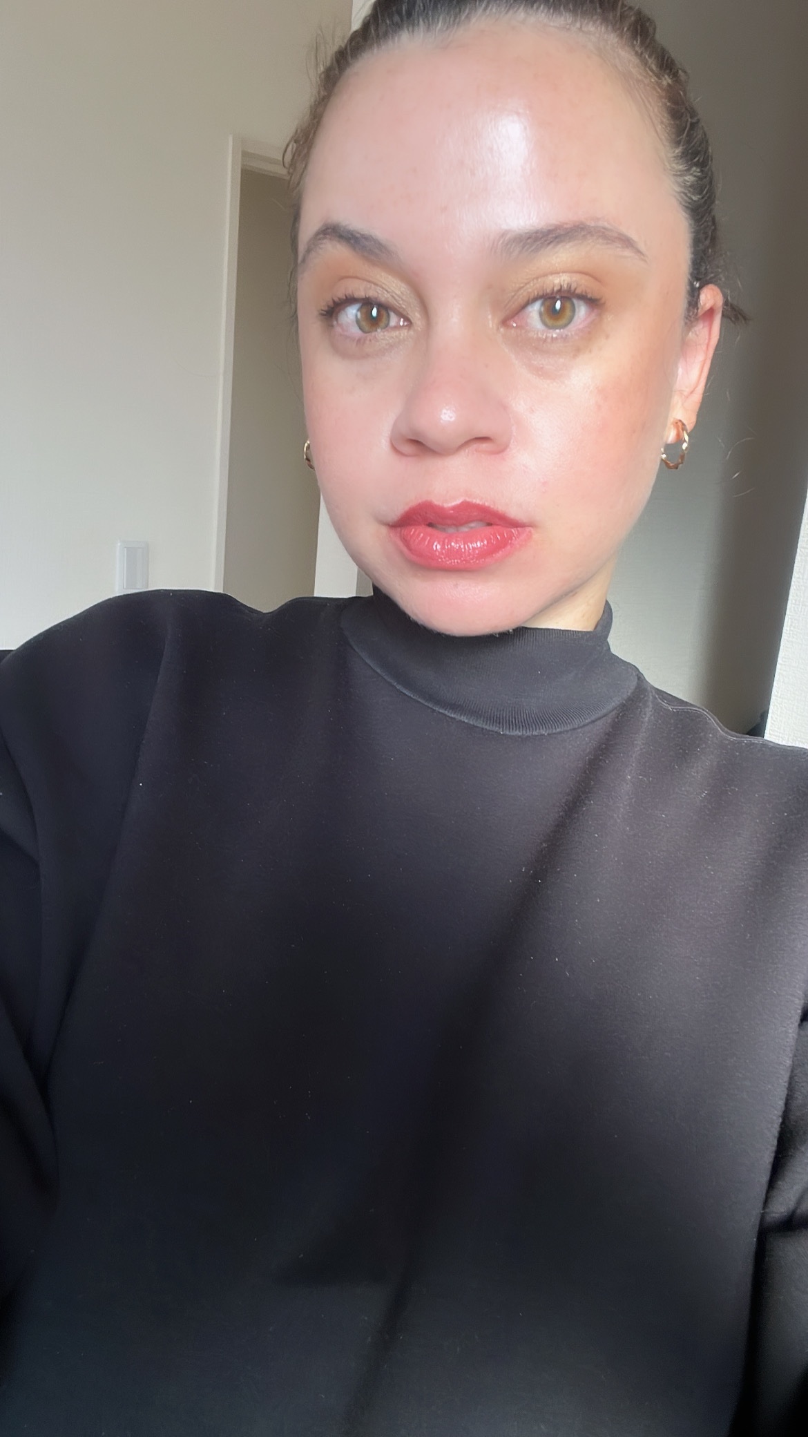 スリムスティックメルティングマット SM005 アンリファインド/hince/口紅を使ったクチコミ（3枚目）