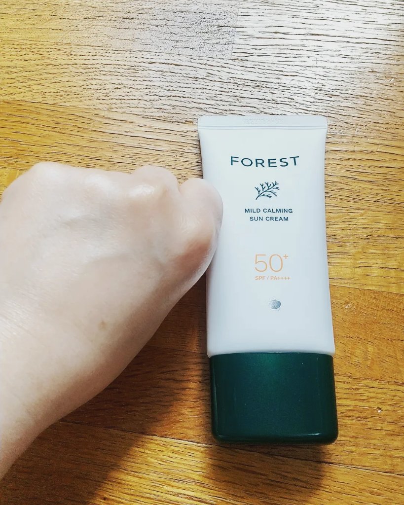 フォレスト マイルドカーミングサンクリーム/FoRest by Greenfinger/日焼け止めクリームを使ったクチコミ（3枚目）